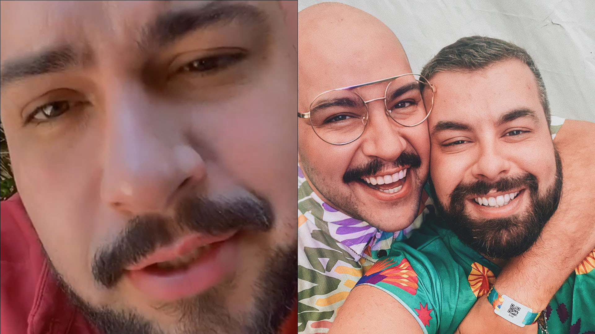 Ex-BBB Tiago Abravanel expõe preconceito da família com seu marido: “Não aceita”