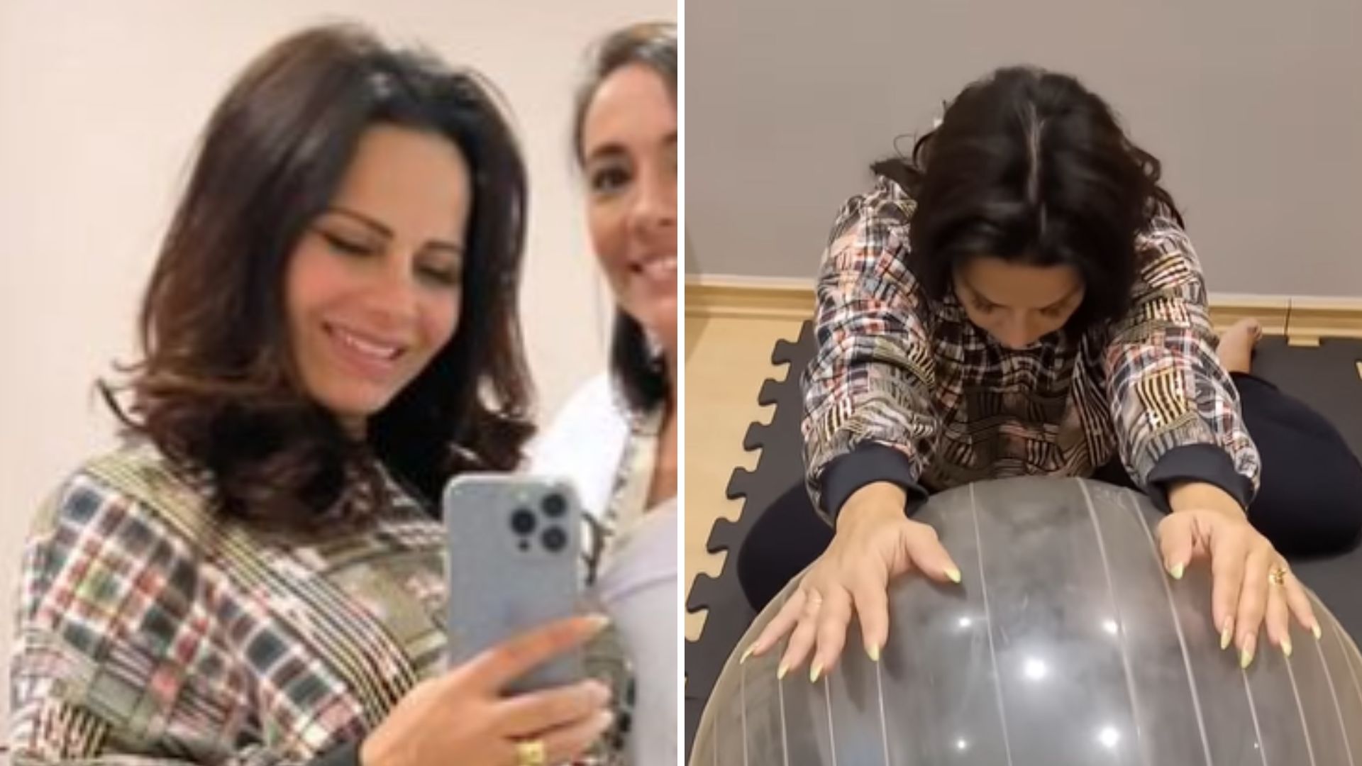 Grávida, Viviane Araújo começa fisioterapia pélvica no sétimo mês: “Mamãe musa”