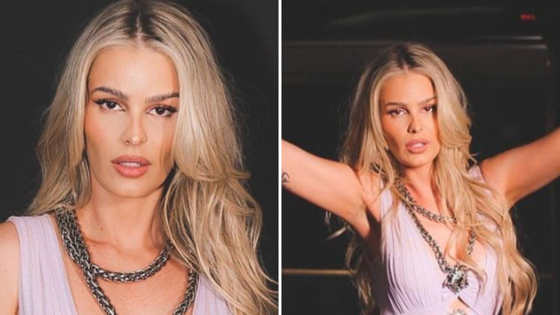 Sem calcinha? Yasmin Brunet intriga fãs com foto em elevador a bordo de vestido curtíssimo