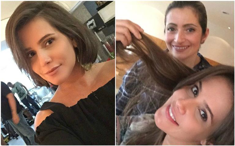 Deborah Secco: “Resolvi brincar de ter cabelo grande”