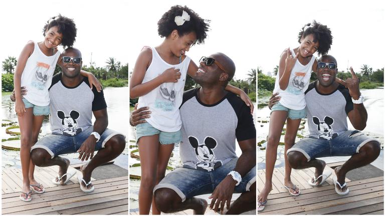 Rafael Zulu se derrete pela filha: “Sou um eterno confidente”