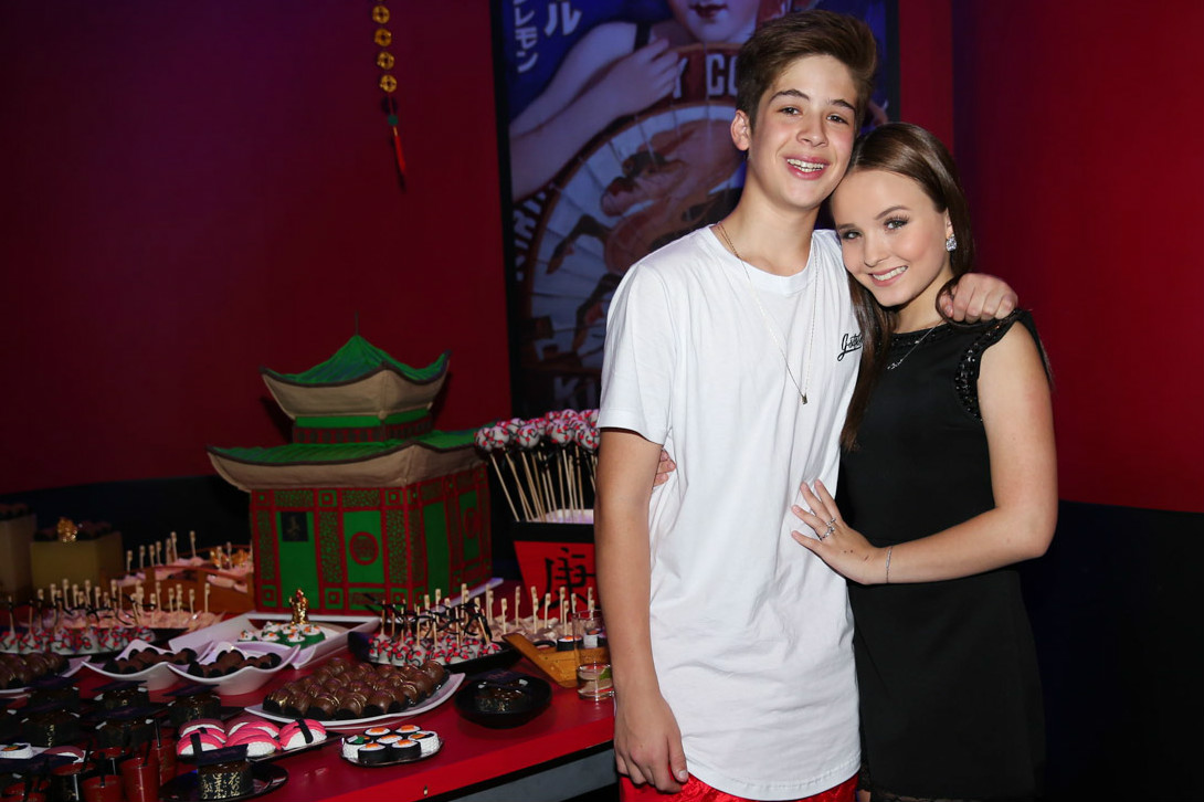 João Guilherme, filho caçula de Leonardo, comemora 14 anos com festa em São Paulo