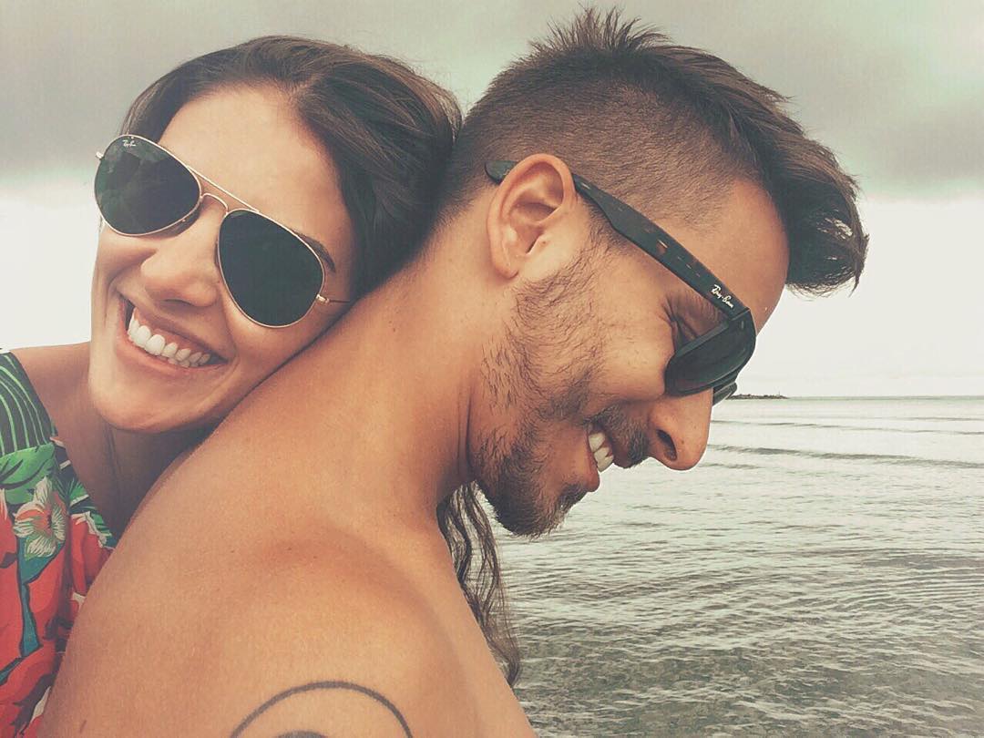 Junior Lima e Monica Benini declaram amor nas redes sociais