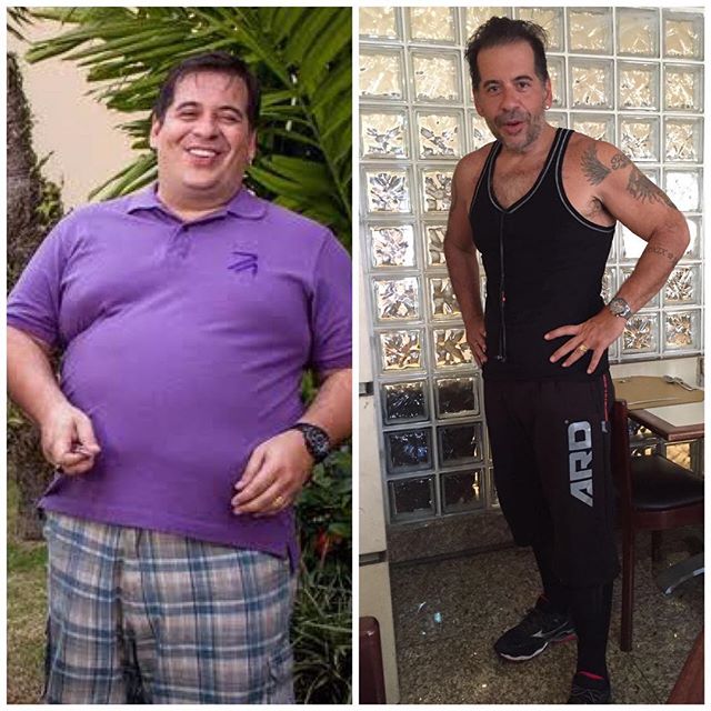 Após perder 62 quilos, Leandro Hassum posta foto do antes e depois