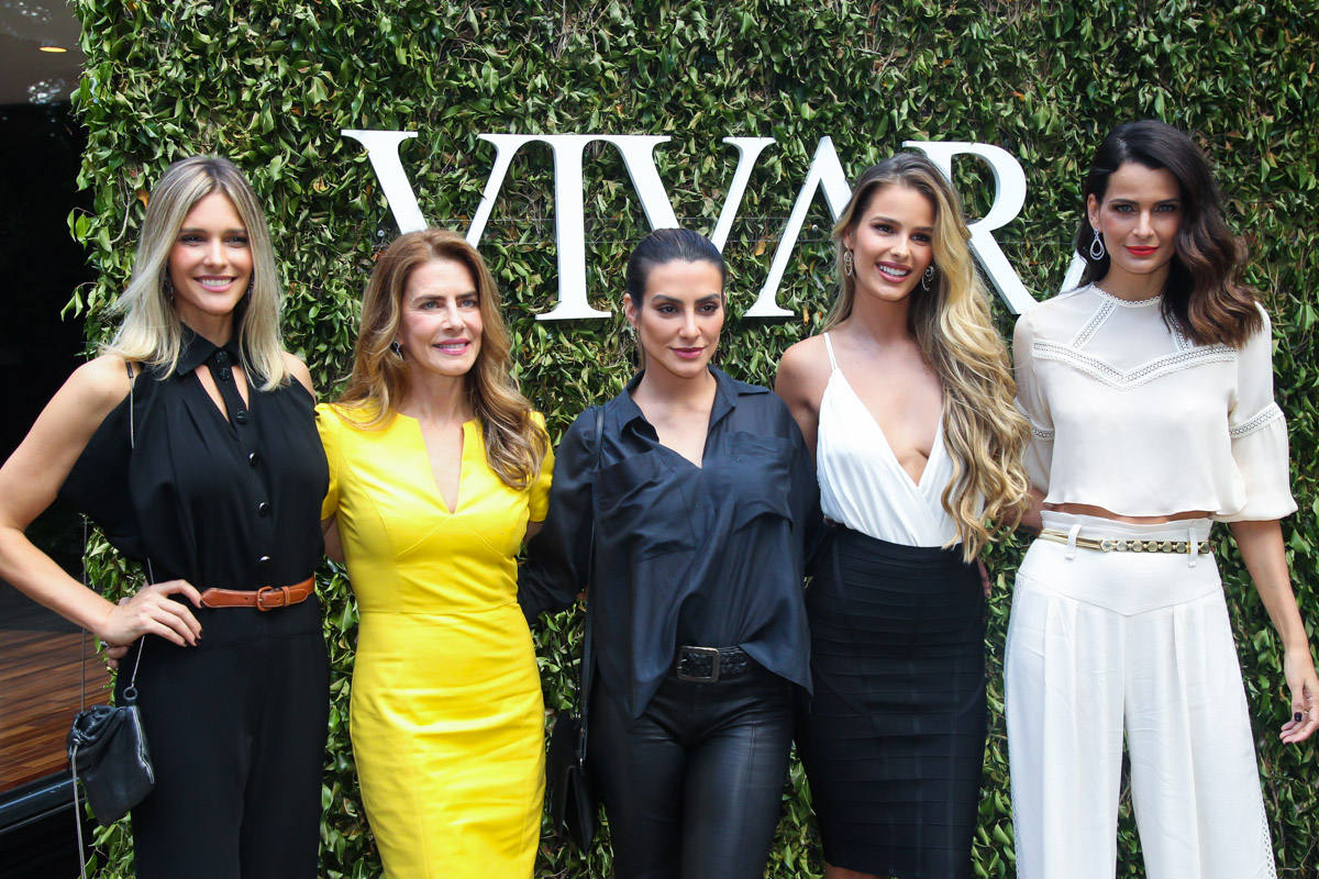 Encontro de beldades: Maitê Proença, Cleo Pires e Fernanda Lima participam de evento de joias