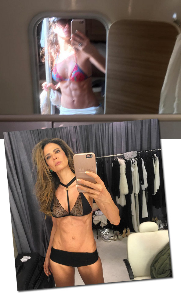 Treino e mais treino: confira o “tanquinho” de Luciana Gimenez