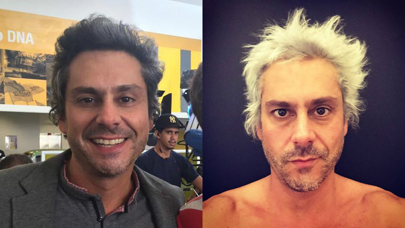 Alexandre Nero mostra visual novo