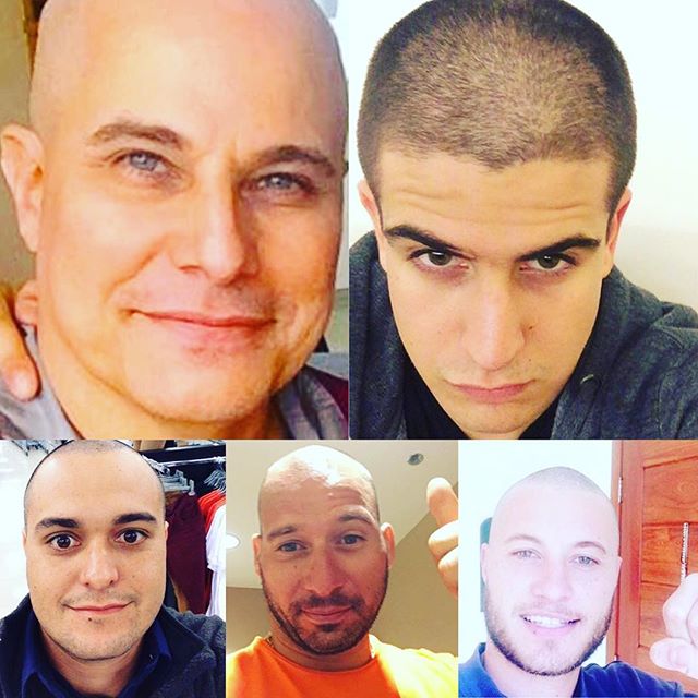 Força em Família! Filho e sobrinhos de Edson Celulari raspam a cabeça
