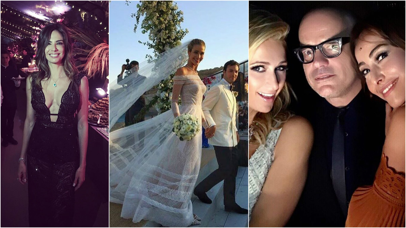 Famosos vão ao casamento luxuoso de Ana Beatriz Barros, em Mykonos, na Grécia