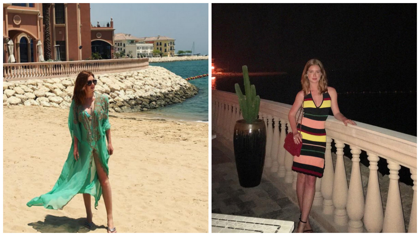 Marina Ruy Barbosa curte férias românticas no Qatar