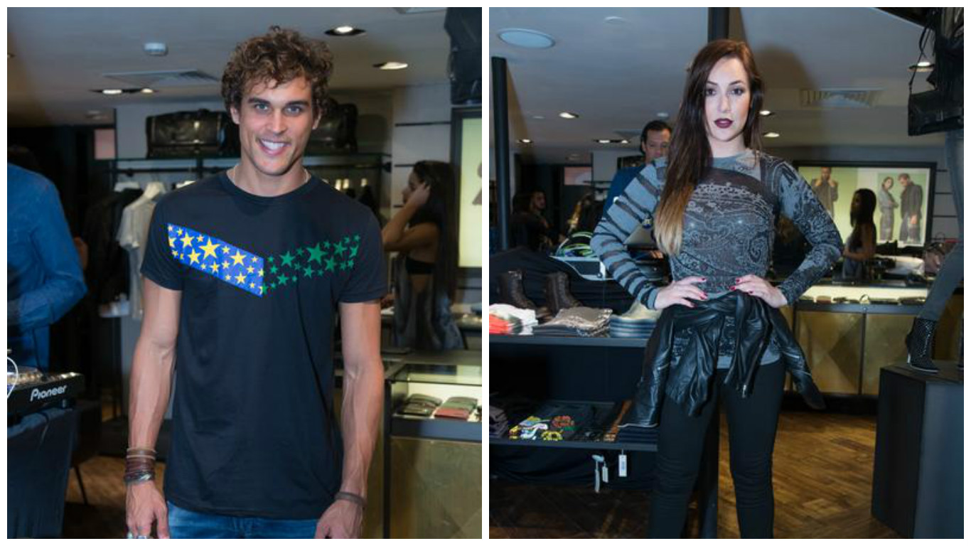 Famosos participam de evento de moda
