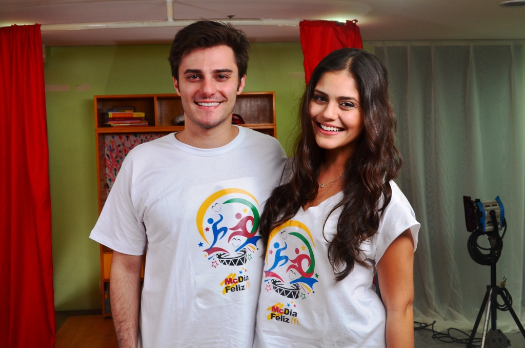Jessika Alves e Hugo Bonemer são estrelas do McDia Feliz 2016