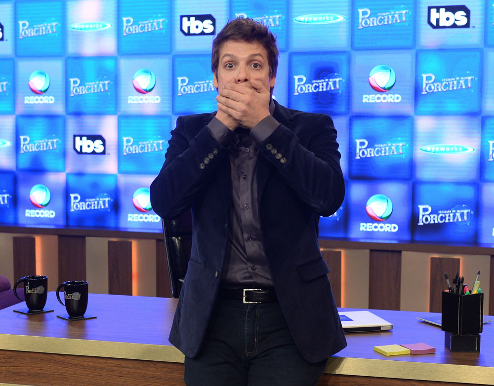 Fábio Porchat apresenta seu novo programa em coletiva