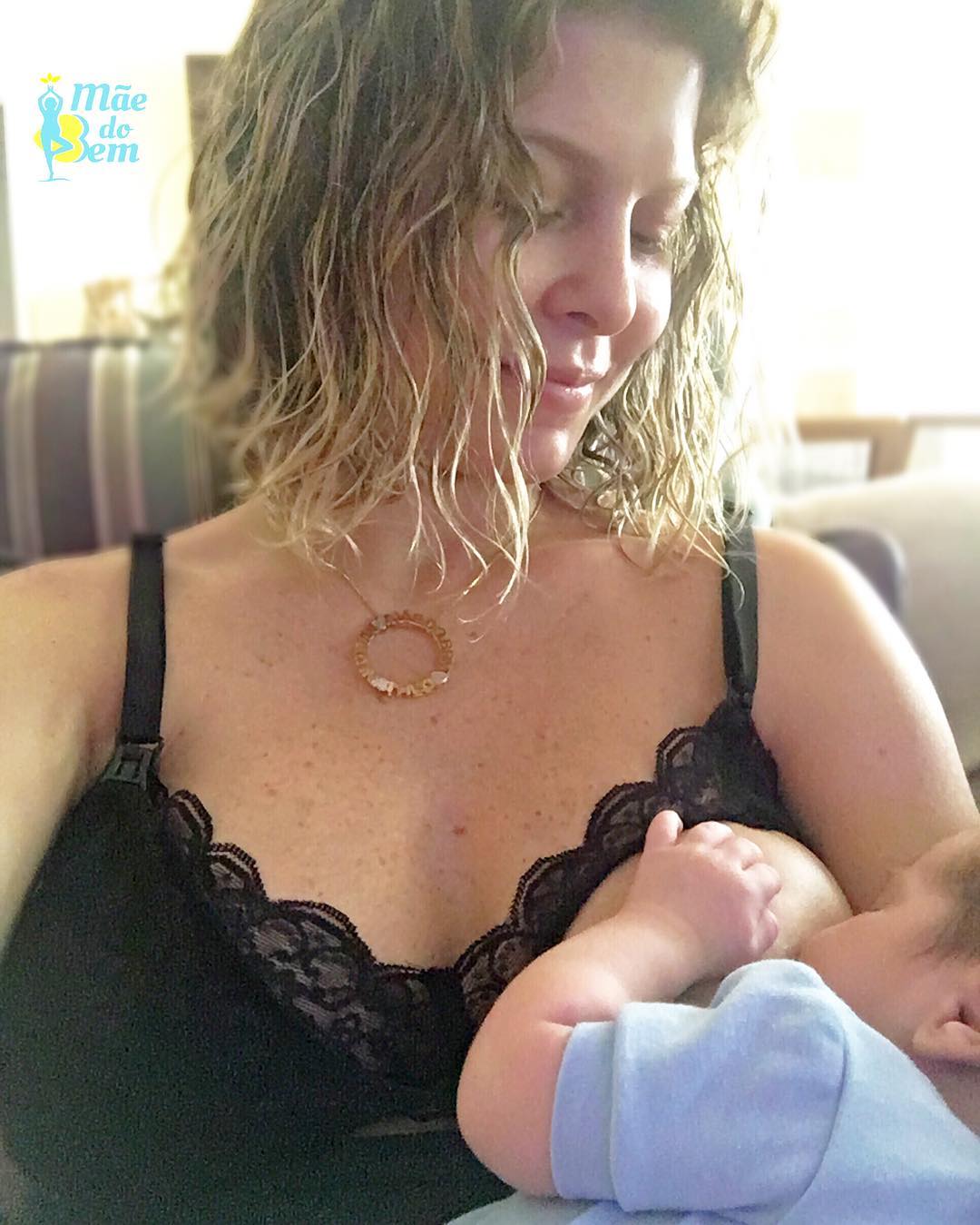 Barbara Borges compartilha momento fofo com o caçula, Theo Bem