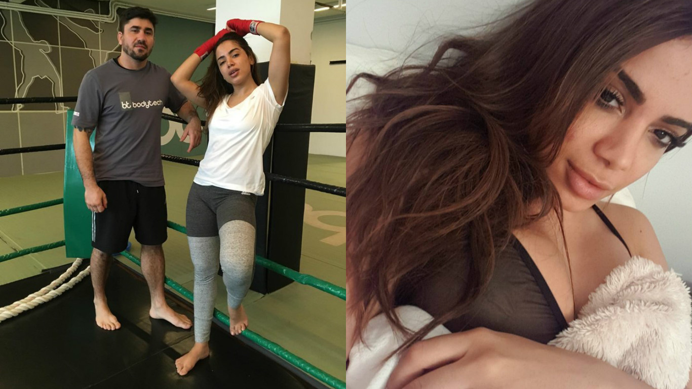Anitta aparece sem maquiagem ao malhar