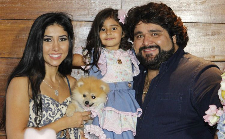 Fabiano Menotti comemora aniversário da filha, Júlia