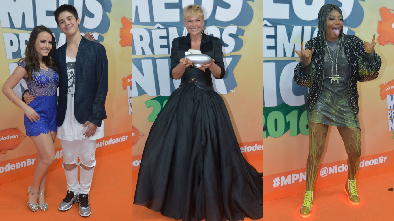 Xuxa, Kéfera, Fabio Porchat e outros famosos participam do Meus Prêmios Nick 2016