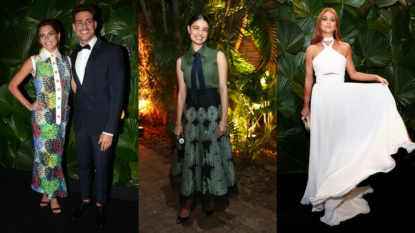 Cauã Reymond, Sophie Charlotte e Marina Ruy Barbosa arrasam no Brazil Foundation