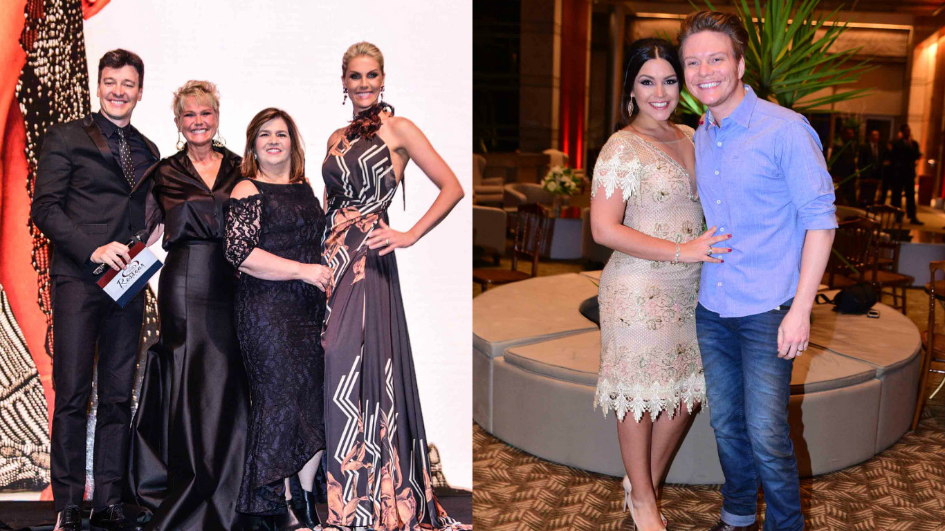 Xuxa brilha ao lado de Ana Hickmann e Michel Teló em jantar beneficente