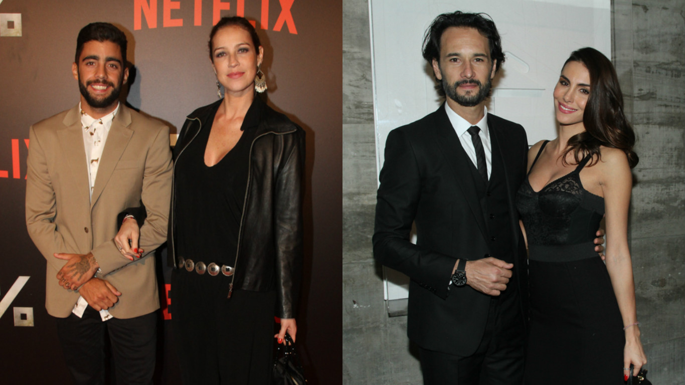 Rodrigo Santoro e Luana Piovani vão ao mesmo lançamento