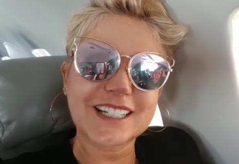 Xuxa já está a caminho de São Paulo para o XuChá