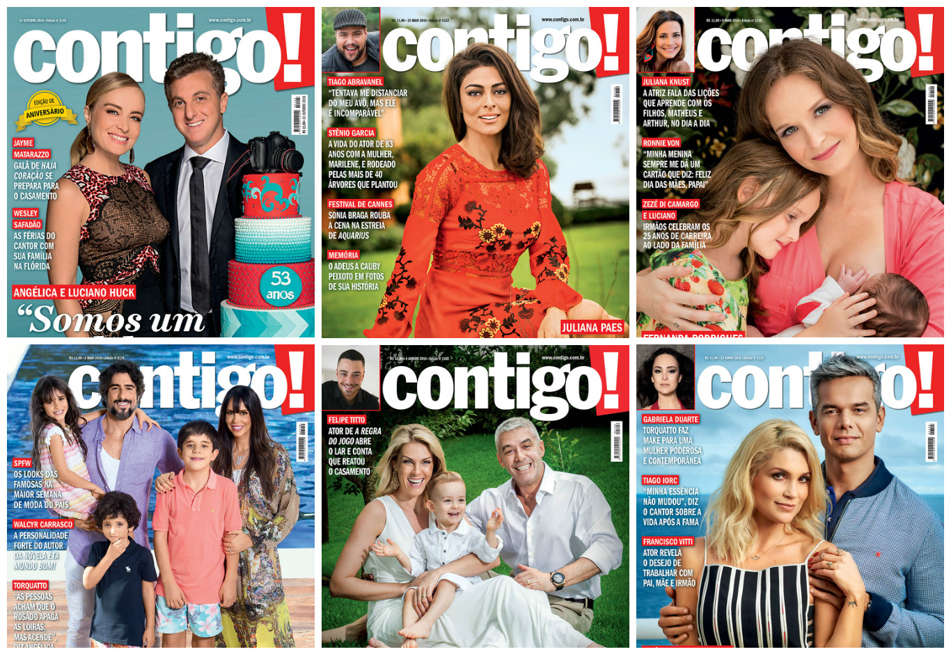 Escolha a melhor capa de CONTIGO! do ano de 2016