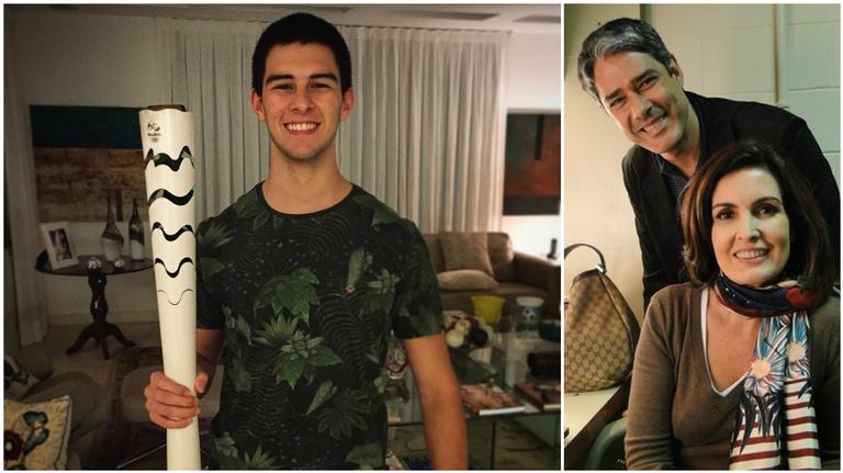 Vinícius, filho de Fátima Bernardes e William Bonner, sofre acidente de carro