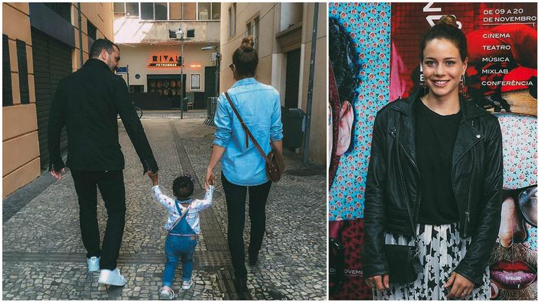 Leandra Leal publica foto ao lado da filha e do marido