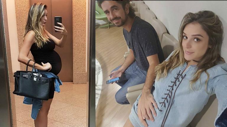 Rafa Brites faz ultrassom acompanhada do marido, Felipe Andreoli