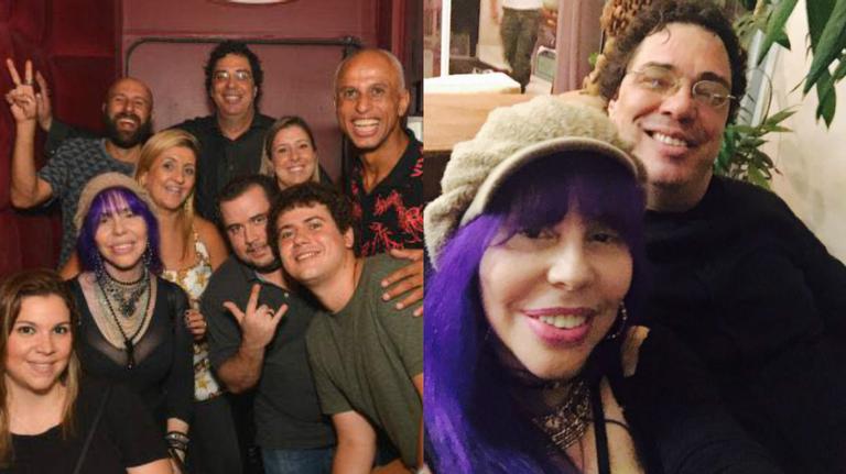 Baby e Casagrande badalam na noite paulistana