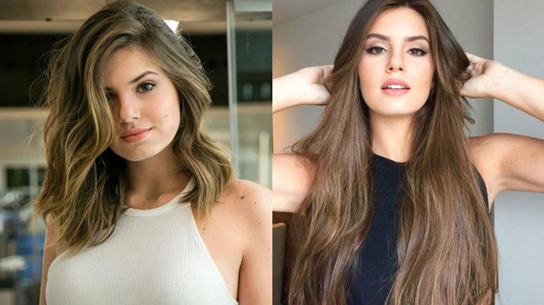 Camila Queiroz muda o visual