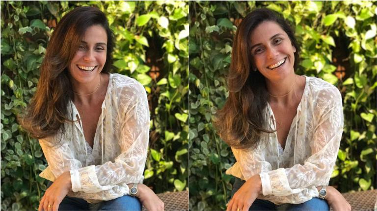 Giovanna Antonelli cuida dos fios antes de Baile de Carnaval