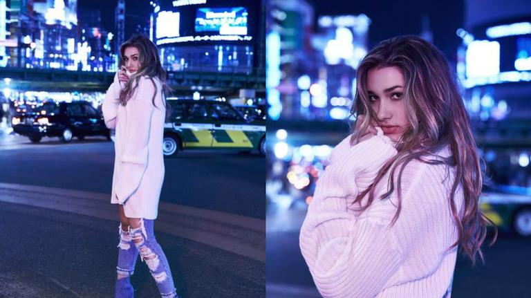 Sasha estrela campanha de moda no Japão