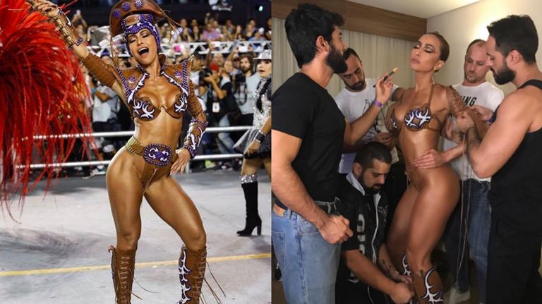 Sabrina Sato faz post emocionado falando do seu atraso no desfile da Gaviões da Fiel