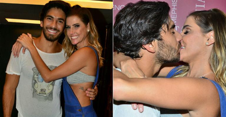 Deborah Secco prestigia o marido, Hugo Moura, em estreia no teatro