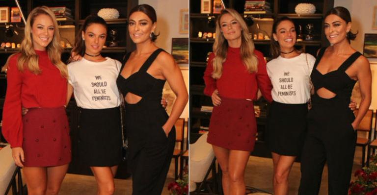 Paolla Oliveira, Isis Valverde e Juliana Paes brilham na coletiva de ‘A Força do Querer’