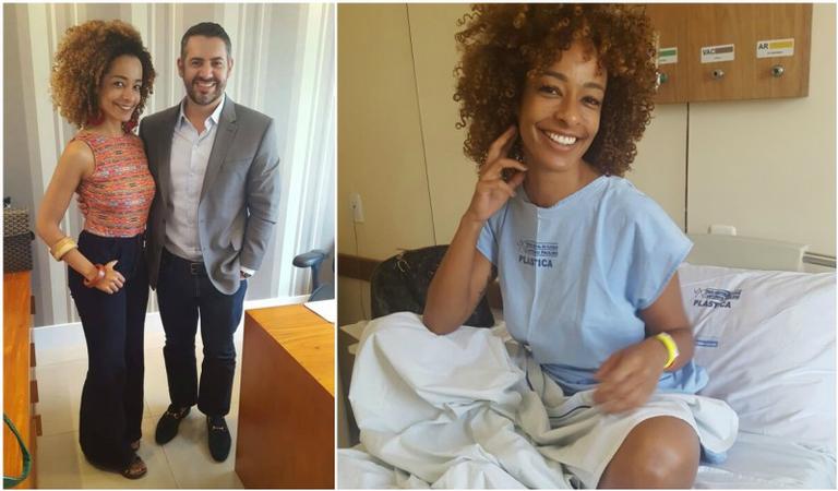 Alinne Prado recebe alta após procedimentos cirúrgicos