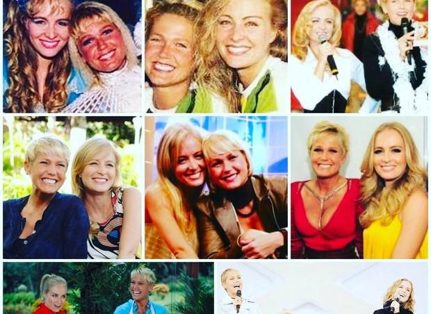 Angélica parabeniza Xuxa pelo seu aniversário