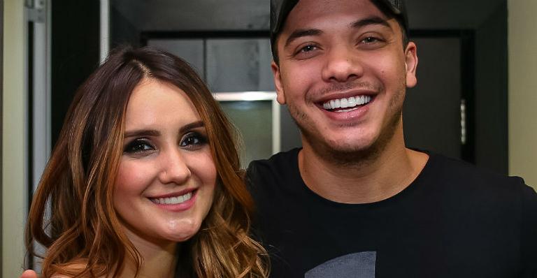 Wesley Safadão se encontra com Dulce Maria em São Paulo