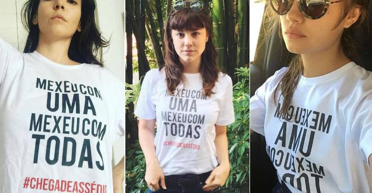 Famosas se unem em campanha contra o assédio sexual