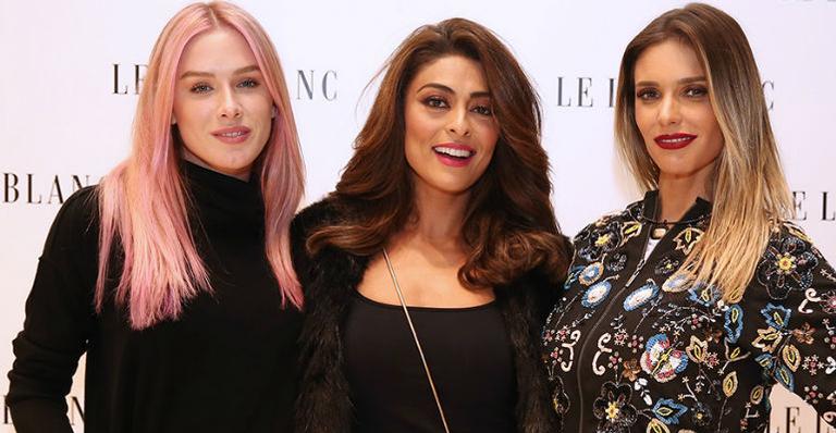Fiorella Mattheis, Juliana Paes e Fernanda Lima roubam a cena em evento fashion