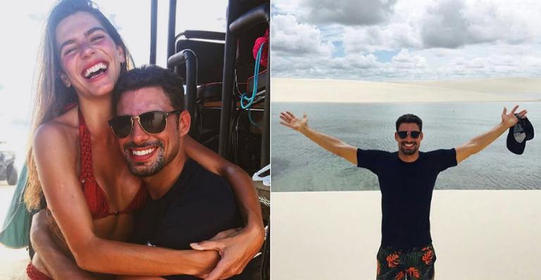 Com Mariana Goldfarb, Cauã Reymond se rende aos encantos dos Lençóis Maranhenses