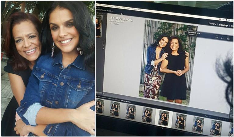 Paloma Bernardi fotografa campanha junto com a mãe
