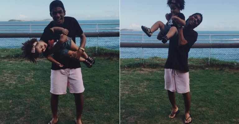 Filha de Juan Paiva rouba a cena nas redes sociais