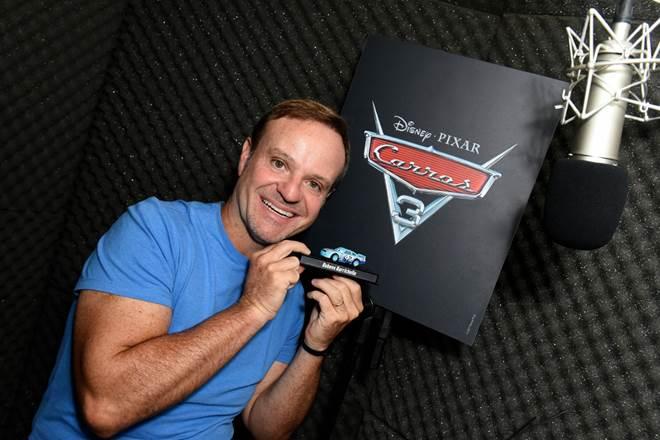 Rubinho Barrichello dublará personagem de Carros 3