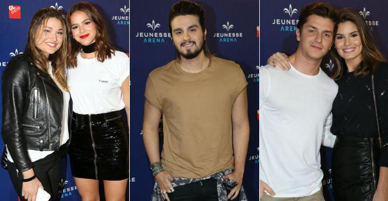Famosos prestigiam show do cantor britânico Ed Sheeran