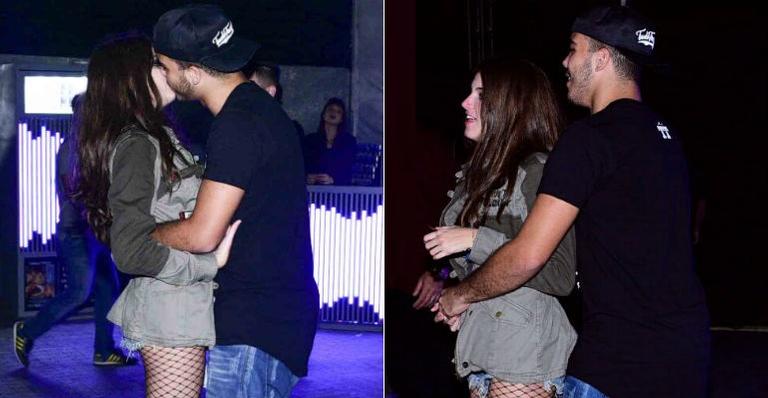 Ronald Domingues, filho de Ronaldo, é flagrado aos beijos em show