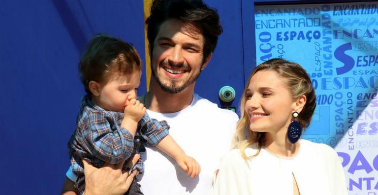 Rômulo Estrela celebra o primeiro aniversário do filho, Theo