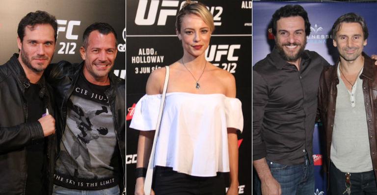 Famosos conferem campeonato de MMA no Rio de Janeiro
