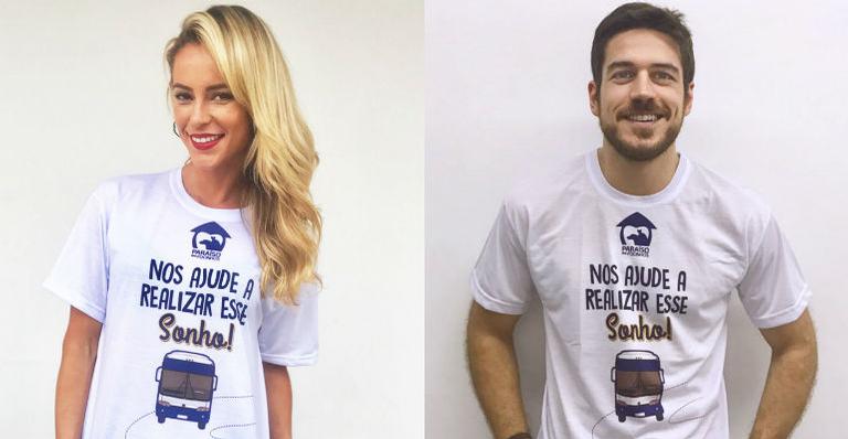 Paolla Oliveira e Marco Pigossi vestem a camisa em prol dos animais de rua